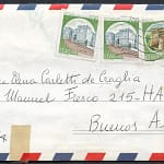 Carta Real Circulada desde Roma - Italia hacia Haedo - Provincia de Buenos Aires - Argentina