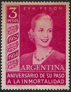 EVA PERON - Año 1954